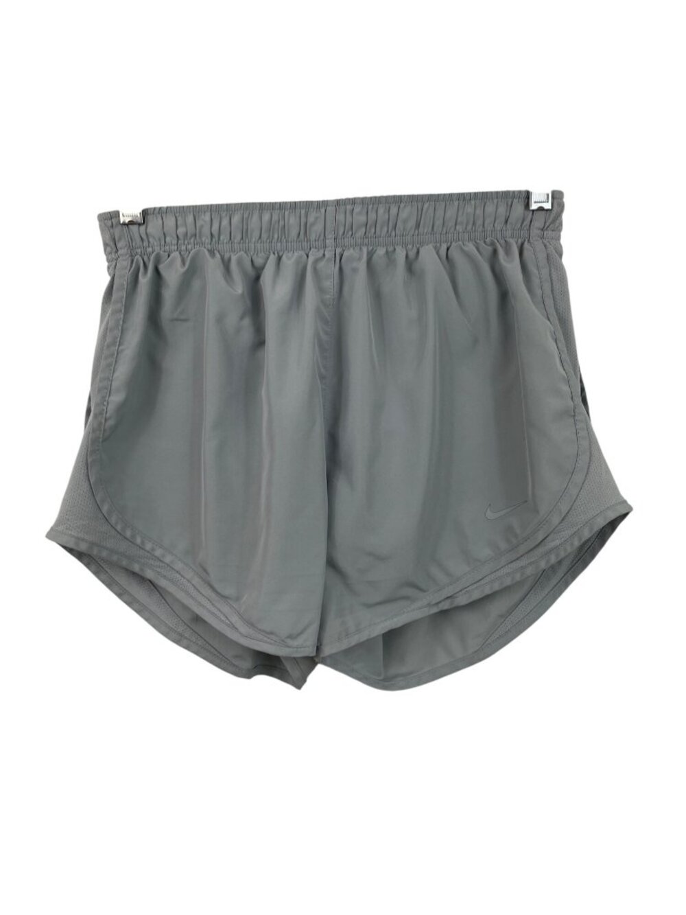 Nike Dri-Fit Standard Fit Lined Running Shorts Gray Womens Size Medium